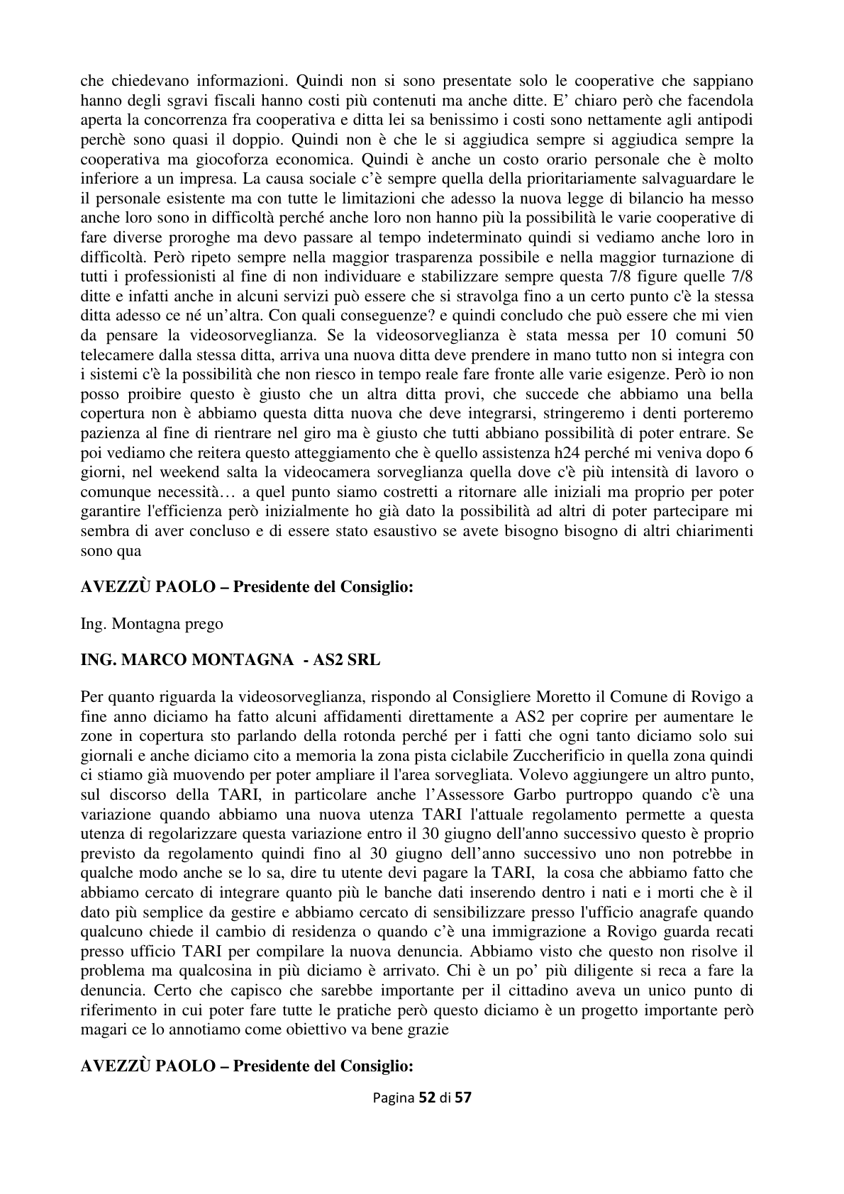 Pagina 53 del verbale