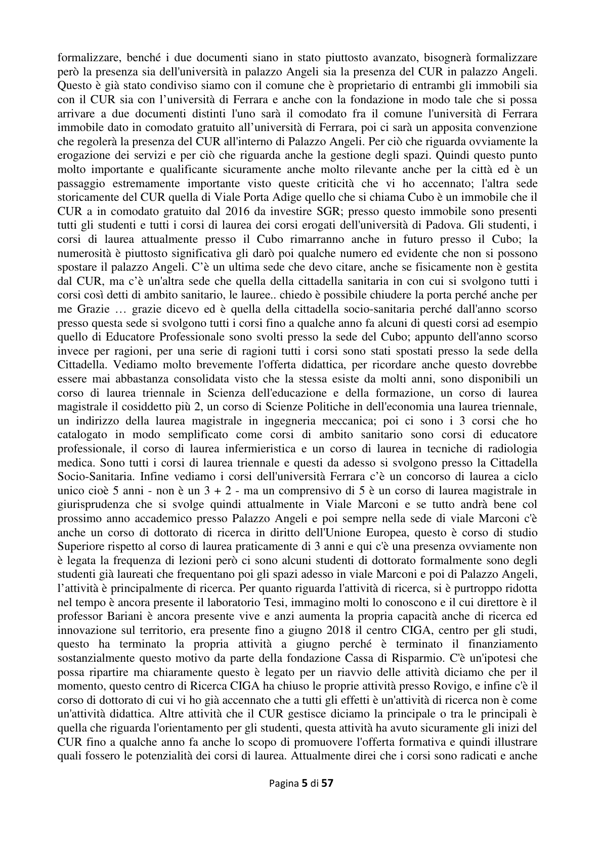 Pagina 6 del verbale