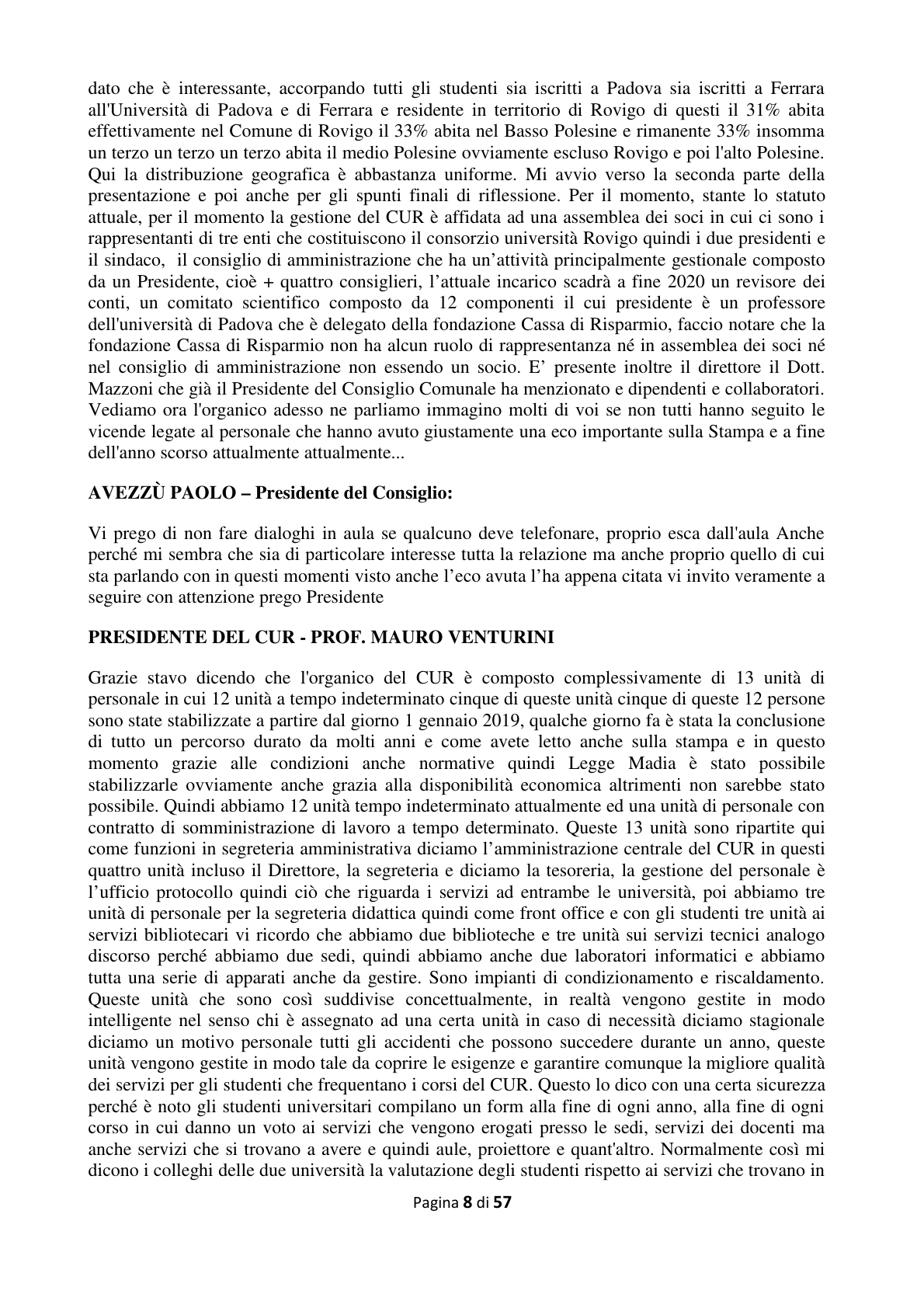 Pagina 9 del verbale
