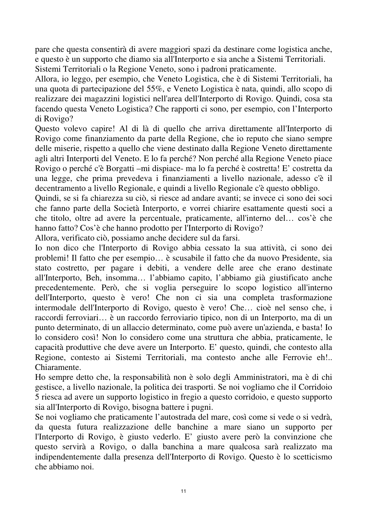 Pagina 11 del verbale