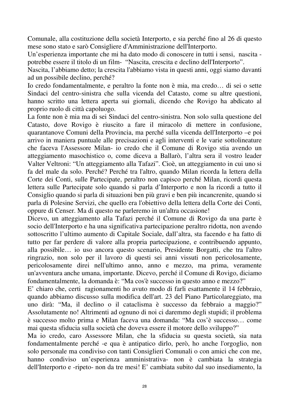 Pagina 28 del verbale