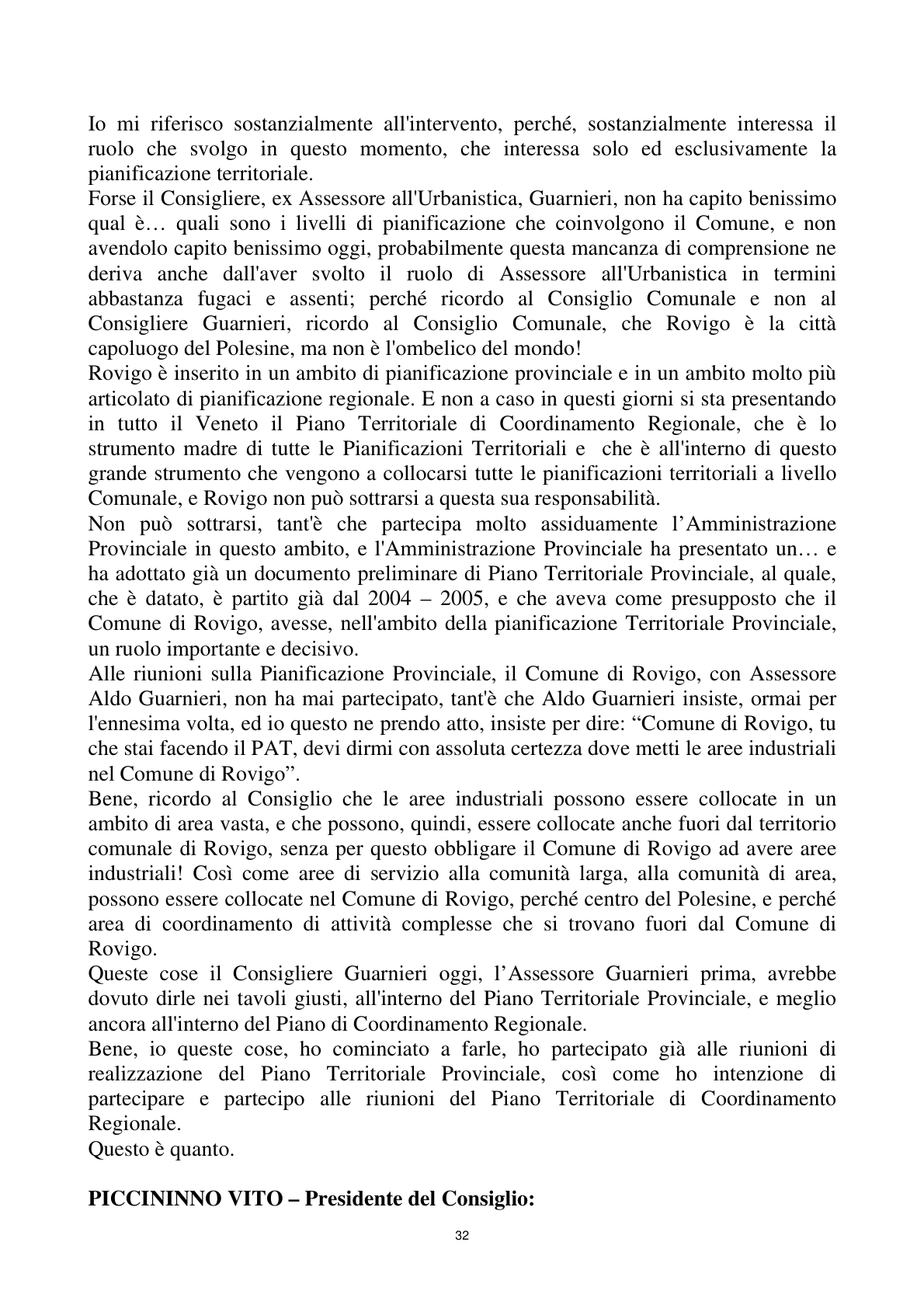 Pagina 32 del verbale